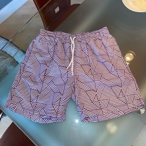 Purple Patterned Bathing Suit